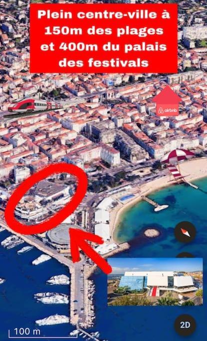 Cannes Centre Proche Plage Croisette Palais Des Festivals المظهر الخارجي الصورة